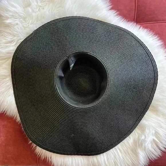 Huge Sunhat Women's Wide Floppy Brim Summer Beach Sun Hat Straw Cap Party - Picture 6 of 6